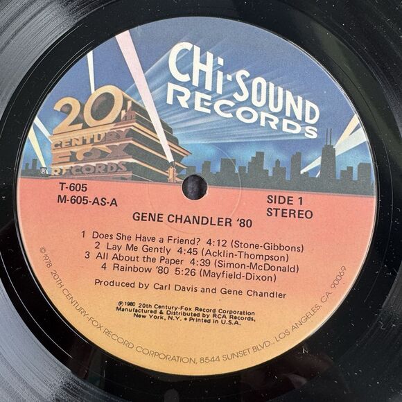 Gene Chandler ‘80 1980 Vinyl Record Lp VG+ Soul Funk Disco Chi Sound Records - Picture 5 of 7
